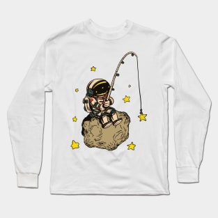 Fishing Astronaut Long Sleeve T-Shirt